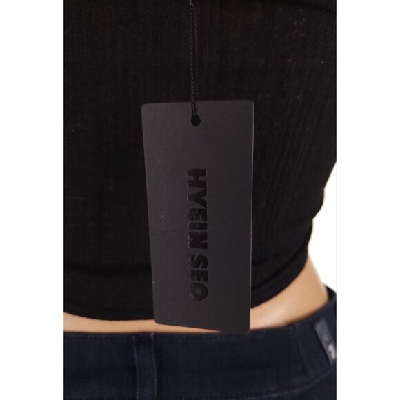 Hyein Seo Rib Top Size 1 S Womens Black $150 - Picture 11 of 16